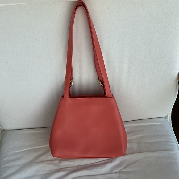 Furla - Coral leather handbag - Picture 2 of 3